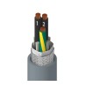 Alpha Wire Xtra-Guard FLEX Performance Multi-Core Industrial Cable, 3 Cores, Screened, 30.5m, Grey PVC/TPE 901403CY SL005