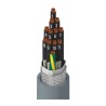 Alpha Wire Xtra-Guard FLEX Performance Multi-Core Industrial Cable, 12 Cores, Screened, Grey Polyvinyl, 30.5m 901412CY SL005
