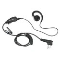 Motorola Swivel Earpiece with Inline Push-to-Talk, Adjustable C-Style Hook HKLN4604