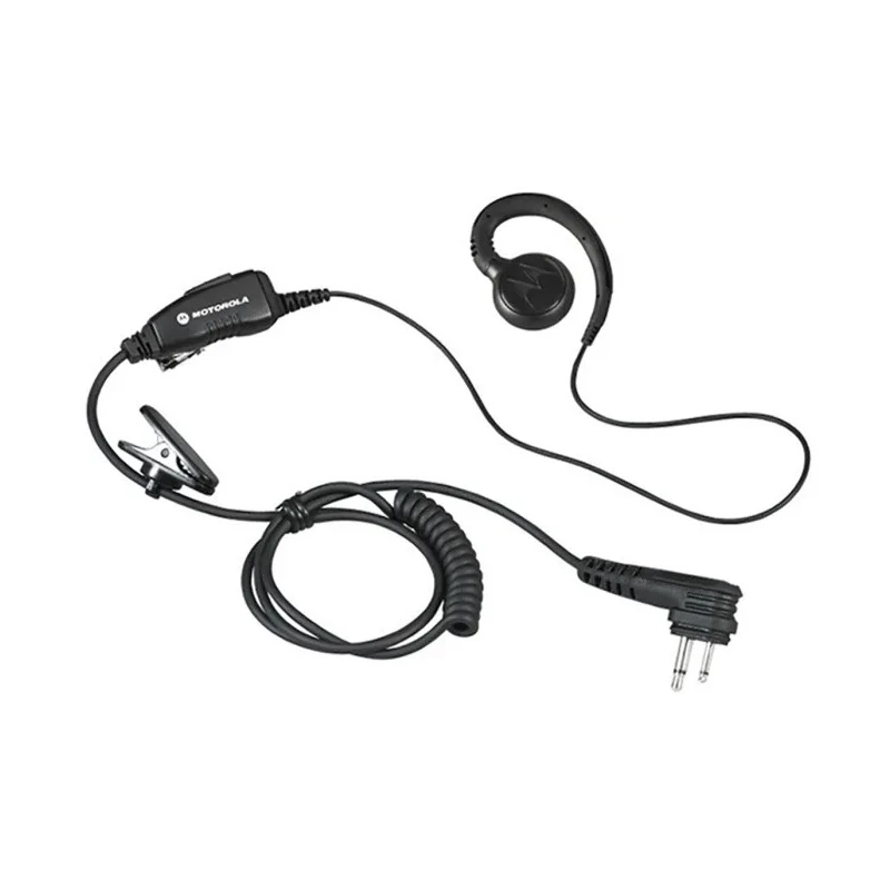 Motorola Swivel Earpiece with Inline Push-to-Talk, Adjustable C-Style Hook HKLN4604