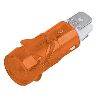 Arcolectric (Bulgin) Ltd Panel Mount Indicator 230V AC, Prominent Bezel, Solder Tab, 12.7mm Mount Hole C287000NAR