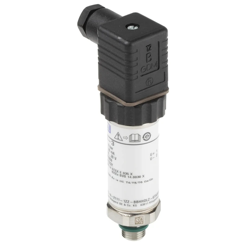 WIKA IS-3 Series Pressure Sensor Analogue Output, 0–6 Bar, Compound/Vacuum/Absolute/Gauge, Stainless Steel, 46879359