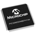 Microchip 32-bit PIC Microcontroller, 200 MHz, 2MB Flash, 144-Pin LQFP PIC32MZ2048EFH144-I/PL