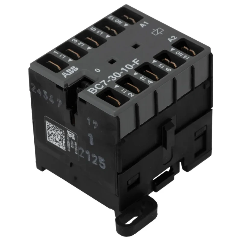 ABB B Series Contactor, 24V DC Coil, 3-Pole, 20A, 5.5 kW, 3NO, DIN Rail, GJL1313003R0101 BC7-30-10-F 24V DC