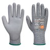 Portwest Grey Polyurethane Cut Resistant Gloves Size 10, Seamless Liner, A622G7RXL