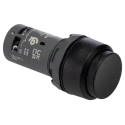 ABB CP4 Series Maintained Push Button Head, Black, 22.5mm Cutout, Round, Plastic 1SFA619103R1076 CP4-10B-11