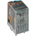 ABB CR Series Interface Relay DIN Rail 110V DC Coil SPDT 1SVR405611R8100 CR-M110DC2L