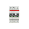 ABB System Pro M Compact S200 Miniature Circuit Breaker, 3-Pole, 1.6A, Type C, 400V AC, 6 kA Breaking 2CDS253001R0974