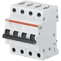 ABB System Pro M Compact S200 Miniature Circuit Breaker 3+N-Pole 2A Type Z 440V AC 110V DC 6kA 2CDS253103R0278