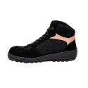 Parade Balmie Black Stainless Steel Toe Capped Women's Ankle Safety Boots, S1P, 6 UK, EU 39, SRC, EN ISO 07BALMIE8724PT39