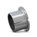 SKF Plain Bearing, Flanged, Polytetrafluoroethylene, 10 mm Bore, 12 mm OD, 17 mm Width, 25 kN Static Load PCMF 101217 E