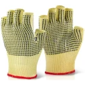 C-Safe KFLGMWD09 Yellow Polyvinyl Chloride Fibreglass Reinforced Gloves, Size 9, Latex Coating, Cut Resistant