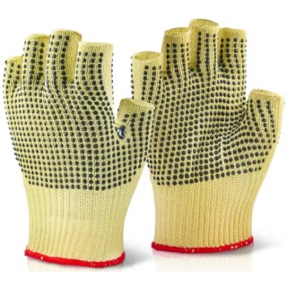 C-Safe KFLGMWD09 Yellow Polyvinyl Chloride Fibreglass Reinforced Gloves, Size 9, Latex Coating, Cut Resistant