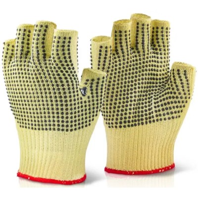 C-Safe KFLGMWD09 Yellow Polyvinyl Chloride Fibreglass Reinforced Gloves, Size 9, Latex Coating, Cut Resistant