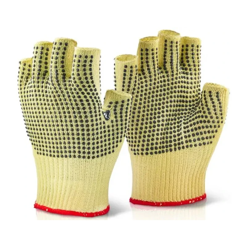 C-Safe KFLGMWD09 Yellow Polyvinyl Chloride Fibreglass Reinforced Gloves, Size 9, Latex Coating, Cut Resistant
