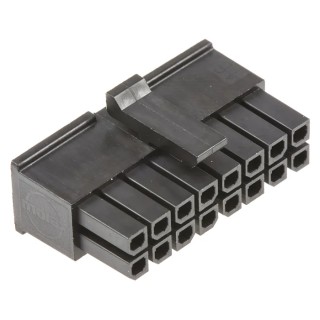 Molex Micro-Fit 3.0 Female Connector Housing, 3 mm Pitch, 16 Way, 2 Row Straight 43025-1600