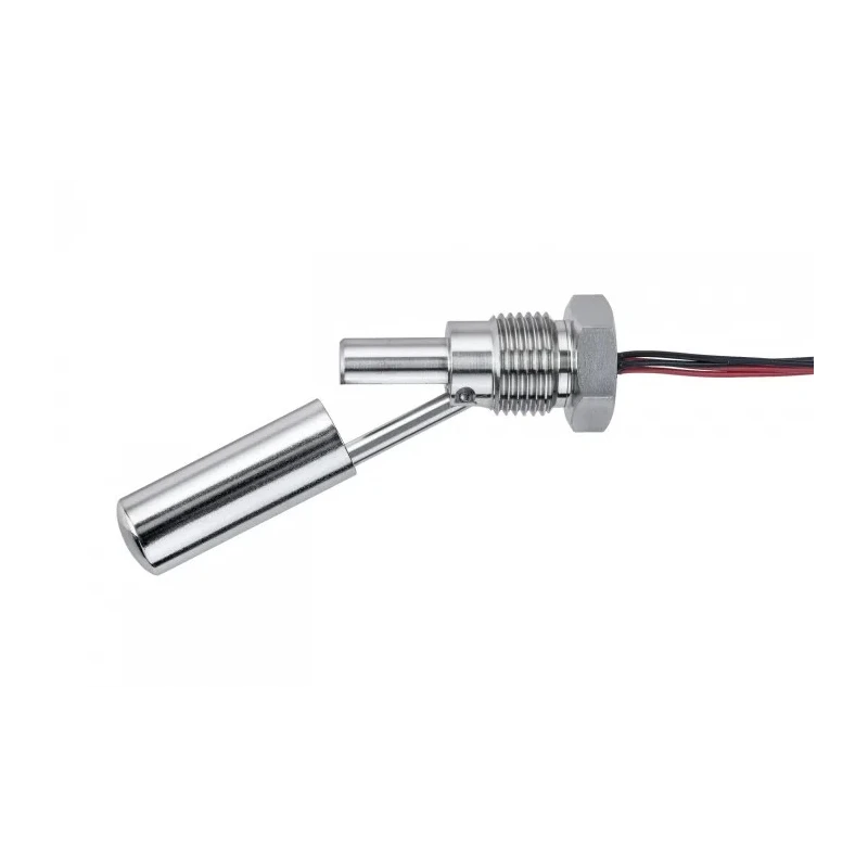 Cynergy3 Horizontal Float Switch with Temp Sensor, 1m Cable, NO/NC Output, 300V AC/DC Max, Stainless Steel TSSF212H100/RS