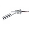 Cynergy3 Horizontal Float Switch with Temp Sensor, 1m Cable, NO/NC Output, 300V AC/DC Max, Stainless Steel TSSF212H100/RS