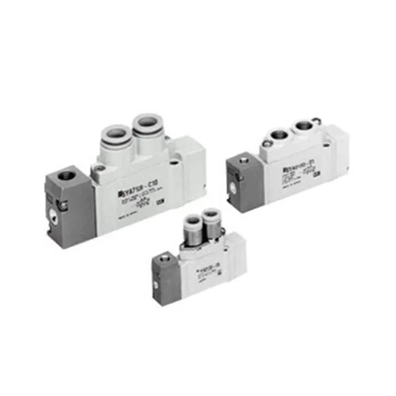 SMC Pneumatic Solenoid Valve, Body Ported, 1/8 in Port, 5 Ports,  SYA5000 Series