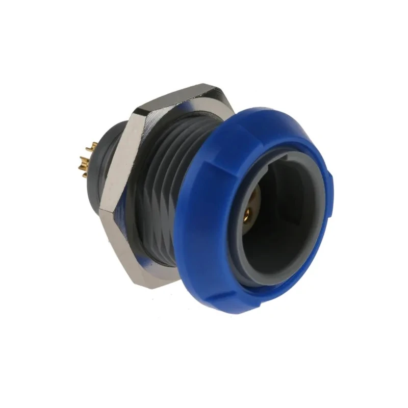 LEMO Redel P Series Circular Connector, 5 Contacts, Panel Mount, Socket, Female, IP50, Straight, 7A, 500V PKG.M0.5GL.LA