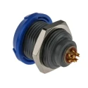 LEMO Redel P Series Circular Connector, 5 Contacts, Panel Mount, Socket, Female, IP50, Straight, 7A, 500V PKG.M0.5GL.LA
