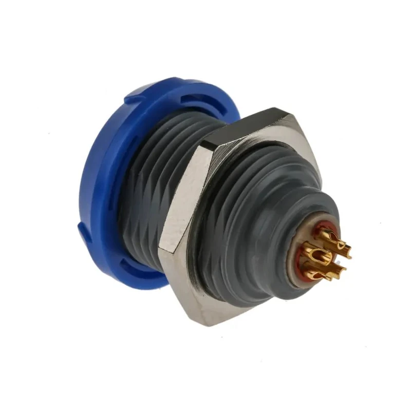 LEMO Redel P Series Circular Connector, 5 Contacts, Panel Mount, Socket, Female, IP50, Straight, 7A, 500V PKG.M0.5GL.LA