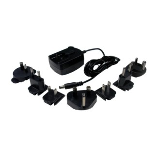 Phihong Universal AC/DC Adapter, Global Plug, 15 W, 9V DC, 1.67A, Centre Positive, PSC15R-090(RS)