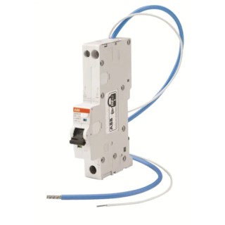 ABB Residual Current Circuit Breaker with Overload Protection, 40A, 1-Pole, 10mA Trip Sensitivity, DSE201 2CSR275151R0404