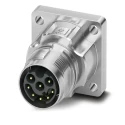 Phoenix Contact Circular Connector M17 PRO Series, 8 Contacts, Male Plug, IP67/IP68, Crimp, Front Mount, 8A, 60V 1628932