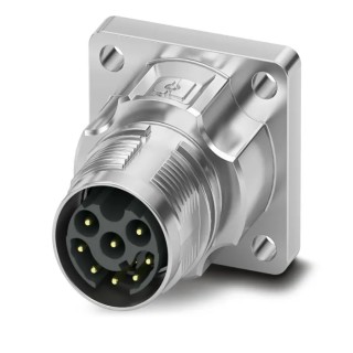Phoenix Contact Circular Connector M17 PRO Series, 8 Contacts, Male Plug, IP67/IP68, Crimp, Front Mount, 8A, 60V 1628932