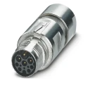 Phoenix Contact 9-Contact M17 Circular Connector Plug Male, Cable Mount, IP67/IP68, 14A, 630V, Gadolinium Zinc Alloy 1628938