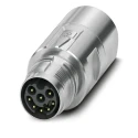Phoenix Contact Circular Connector Plug, 8 Contacts, Cable Mount, M17, Male, IP67/IP68, 8A, 60V, Crimp, Gadolinium 1628974