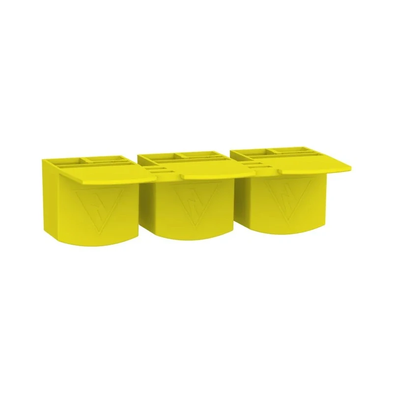 Schneider Electric Busbar Tooth Cover, 180 mm Width, Yellow, For Comb Busbar A9X21096