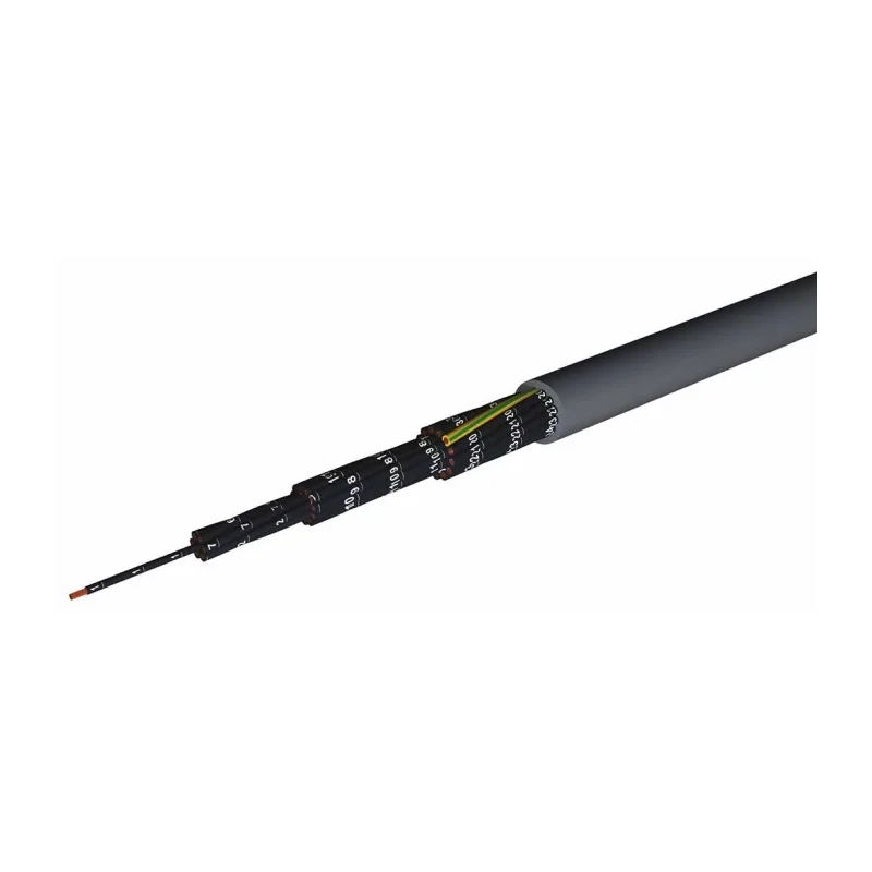 AXINDUS YSL/JZ Control Cable, 3 Cores, 1.5mm², 14 AWG, Unscreened, 100 m, Grey PVC Sheath 1030150C100