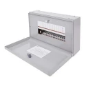 Eaton Lockable Memshield 3 1 Phase Distribution Board, 63A, 10 Way, Surface Mount, Grey EAM10 EAM10