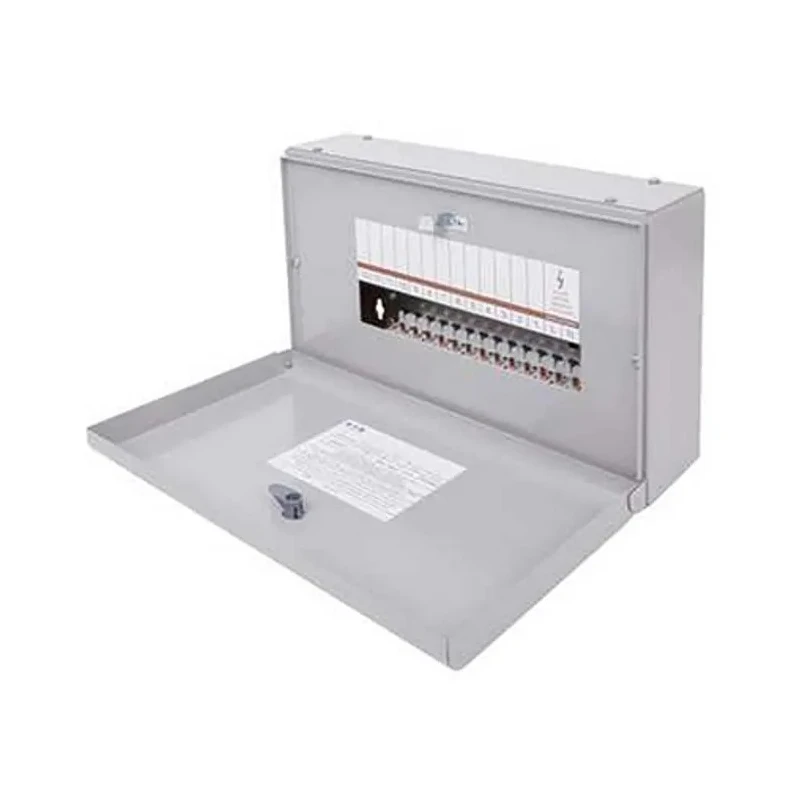 Eaton Lockable Memshield 3 1 Phase Distribution Board, 63A, 10 Way, Surface Mount, Grey EAM10 EAM10
