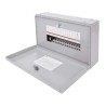 Eaton Lockable Memshield 3 1 Phase Distribution Board, 63A, 10 Way, Surface Mount, Grey EAM10 EAM10