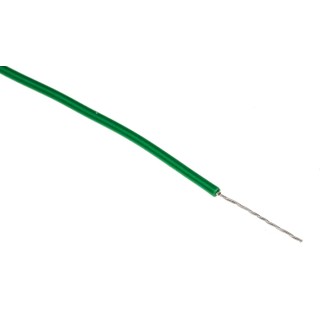 Alpha Wire Hookup Wire PVC Series Green Harsh Environment Wire, 7 x 0.20 mm Strands, Polyvinyl Chloride 3050 GR001