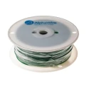 Alpha Wire Hookup Wire PVC Series Green Harsh Environment Wire, 7 x 0.20 mm Strands, Polyvinyl Chloride 3050 GR001
