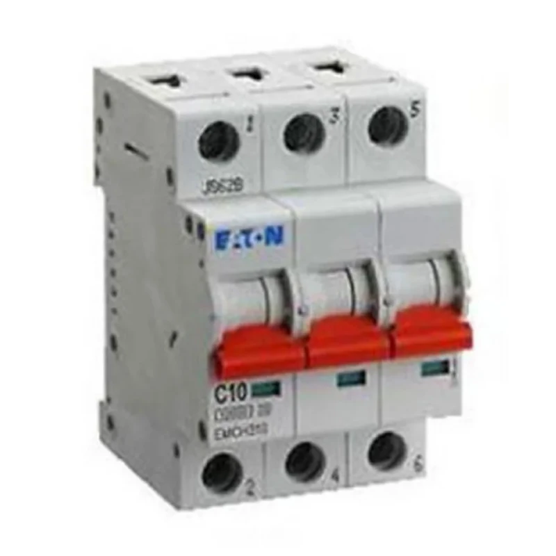 Eaton MEM Shield Miniature Circuit Breaker 3-Pole 10A Type C 240V AC 48V DC 10kA EMCH310 EMCH310