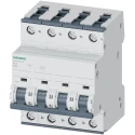 Siemens SENTRON 5SY4 Miniature Circuit Breaker, 4-Pole, 10A, Type D, 400V AC, 60V DC, 10kA Breaking Capacity 5SY4410-8