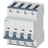 Siemens SENTRON 5SY4 Miniature Circuit Breaker, 4-Pole, 10A, Type D, 400V AC, 60V DC, 10kA Breaking Capacity 5SY4410-8