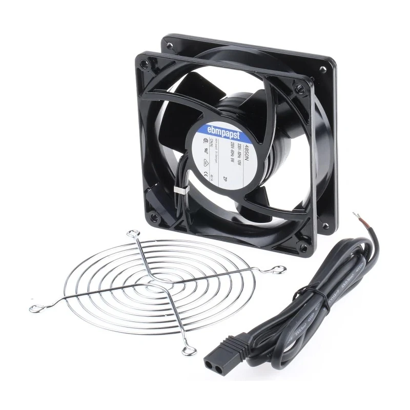ebm-papst 4000 Z Series Axial Fan Kit , 230V AC, 160 m³/h, 19W, 0.12A Max, IP20, Square Frame, 119x119x38mm