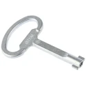 Rittal Enclosure Panel Key for SZ Series Double-bit Key Lock no. 5 Stainless Steel 2531000