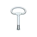 Rittal Enclosure Panel Key for SZ Series Double-bit Key Lock no. 5 Stainless Steel 2531000