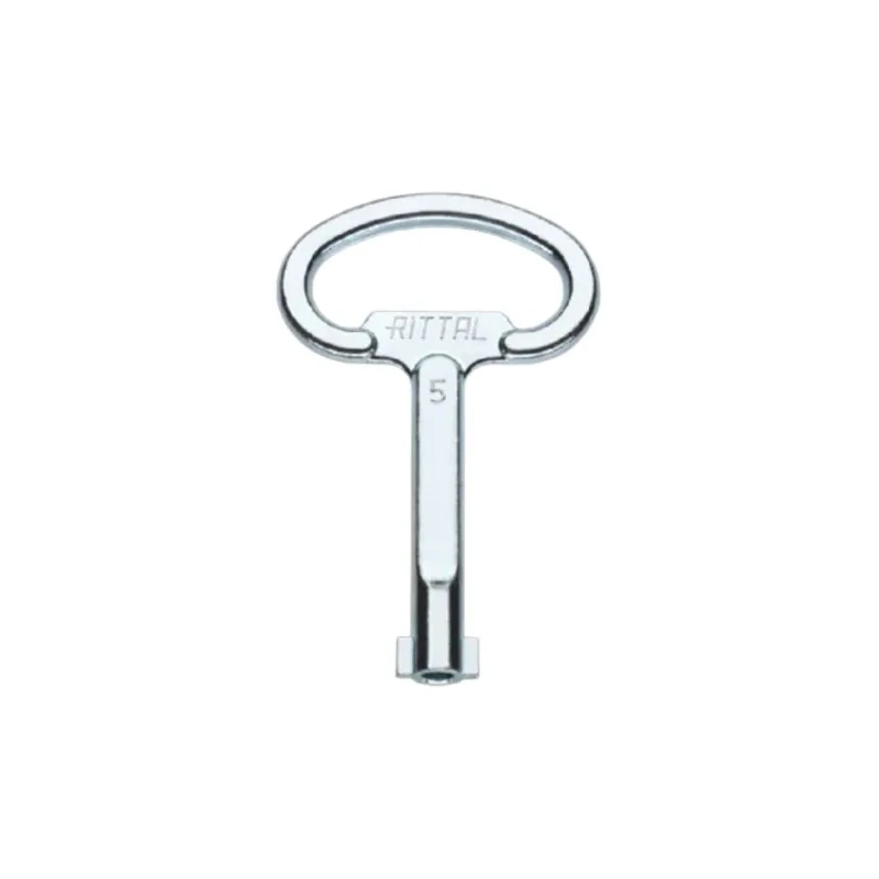 Rittal Enclosure Panel Key for SZ Series Double-bit Key Lock no. 5 Stainless Steel 2531000