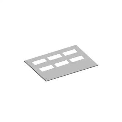 ABB Roof Plate 360mm Width, 625mm Length, For Cabinets TriLine, RAL7035 Colour 2CPX046761R9999