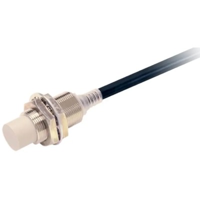Omron Inductive Proximity Sensor Threaded Barrel M18, PNP NC Output, 30V DC, 16 mm Detection Range, Cable E2E-X16MB218 2M
