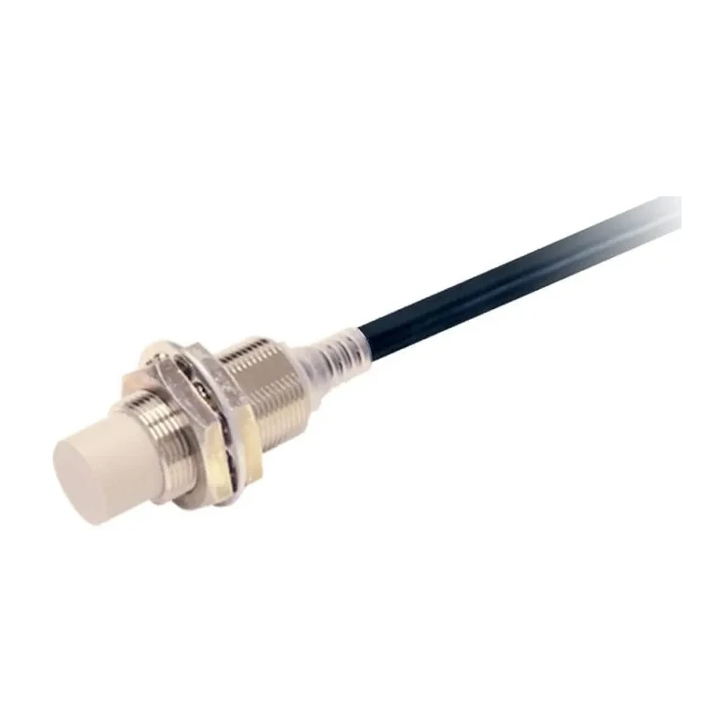 Omron Inductive Proximity Sensor Threaded Barrel M18, PNP NC Output, 30V DC, 16 mm Detection Range, Cable E2E-X16MB218 2M