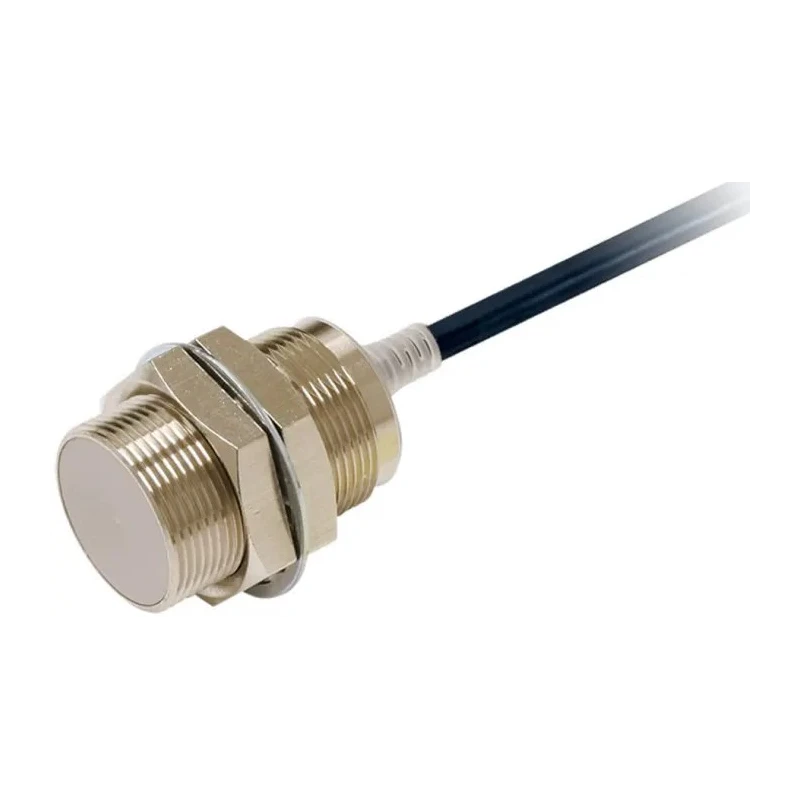 Omron Threaded Barrel Inductive Proximity Sensor, M12, PNP, 30V DC, 4mm Detection, 100mA, 5 Meter Cable E2E-X15B1T30 5M